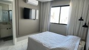 Apartamento mobiliado na Meia Praia