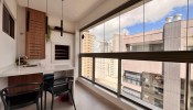 Apartamento finamente mobiliado com trs dormitri