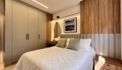 Apartamento finamente mobiliado com trs dormitri