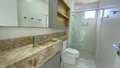 Apartamento novo com 2 sutes