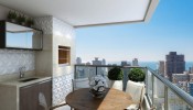 Apartamento em construo na Meia Praia