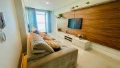 Apartamento Vista mar em Meia Praia, 03 suites