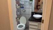 Apartamento quadra mar, 02 quartos, Meia Praia