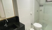 Apartamento quadra mar, 02 quartos, Meia Praia