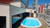 Cobertura Duplex Frente Mar com piscina, 04 quarto