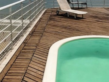 Cobertura Duplex Frente Mar com piscina, 04 quarto