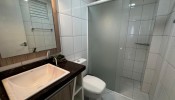 Apartamento em frente Russi Russi, 3 quartos Meia 