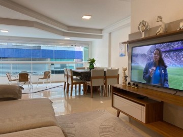 Apartamento a 100 metros do mar, 03 suites, 02 vag
