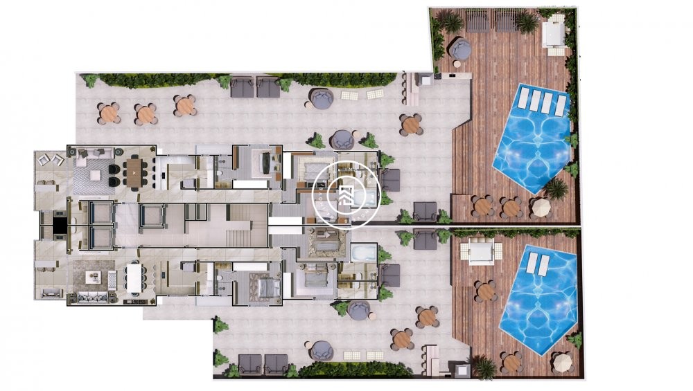 Apto na planta, 3 sutes, no corao de Itapema