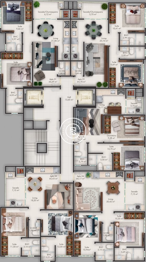 Apto Morretes com 2 dormitrios