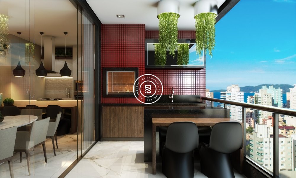 Apto 03 sutes na Meia Praia