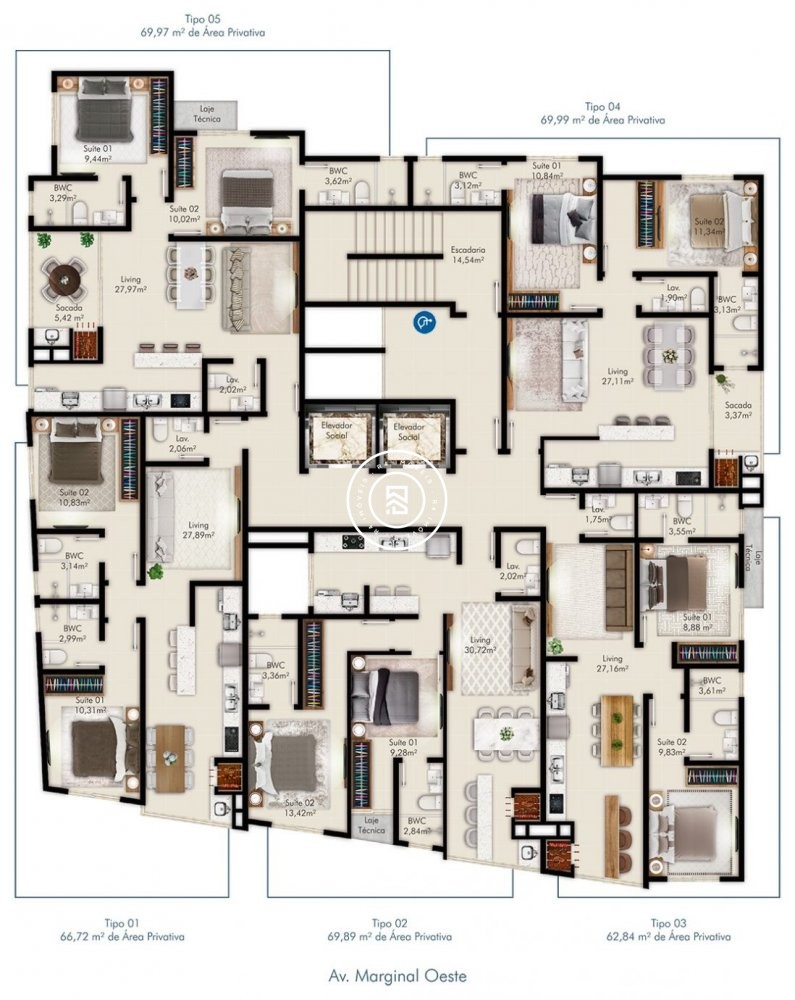 APARTAMENTO 02 SUTES NO BAIRRO CASA BRANCA