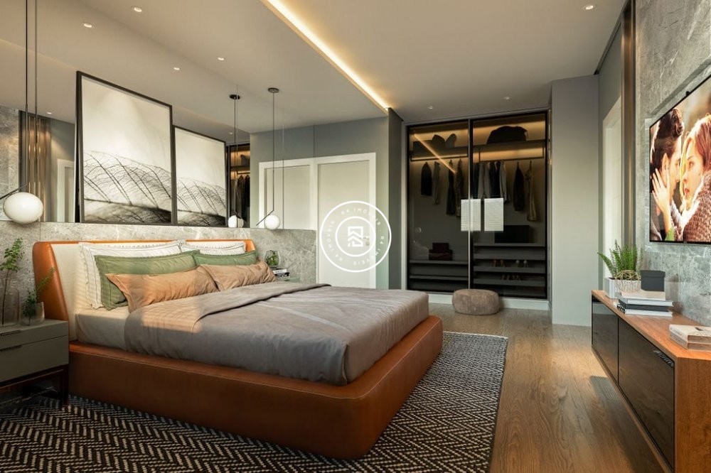 Apto na Planta com 130m