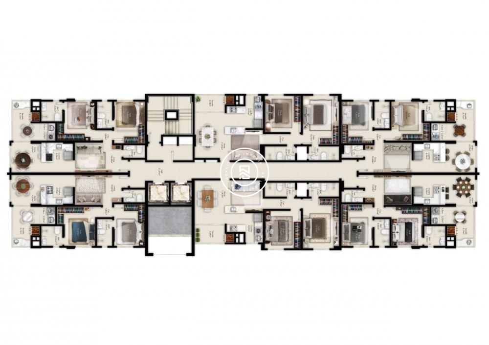 Apartamento em Construo no bairro Morretes