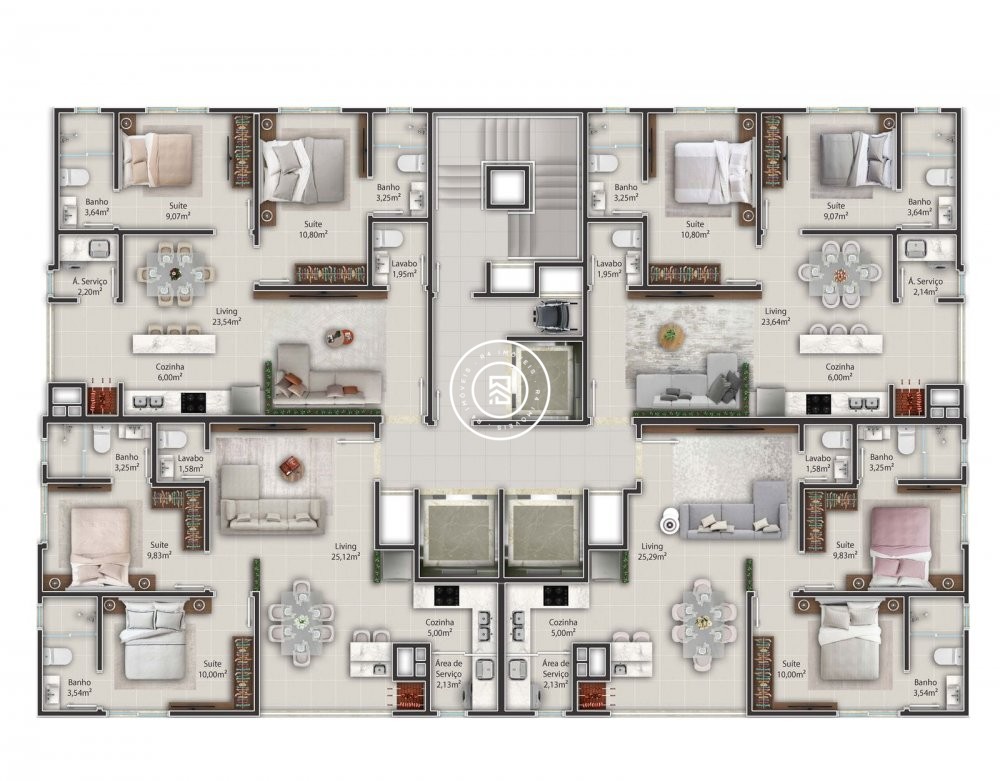 Apartamento na planta em Porto Belo