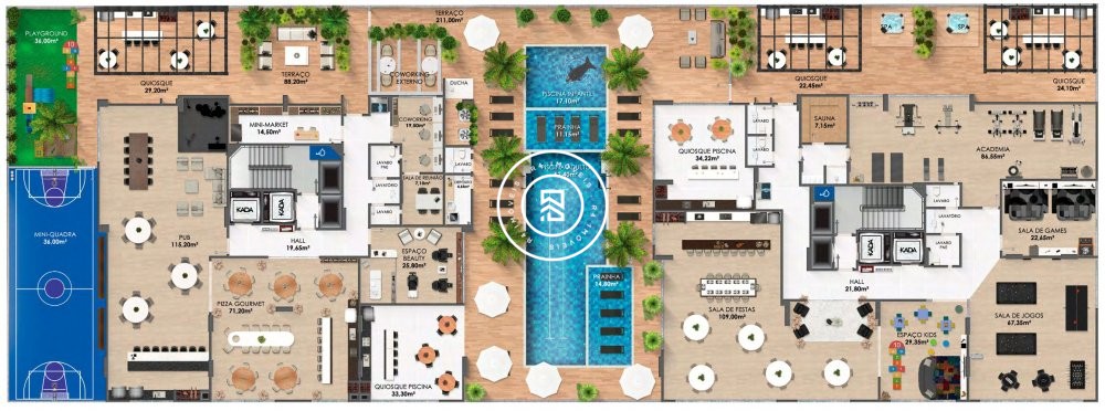 Apto na planta em Itapema