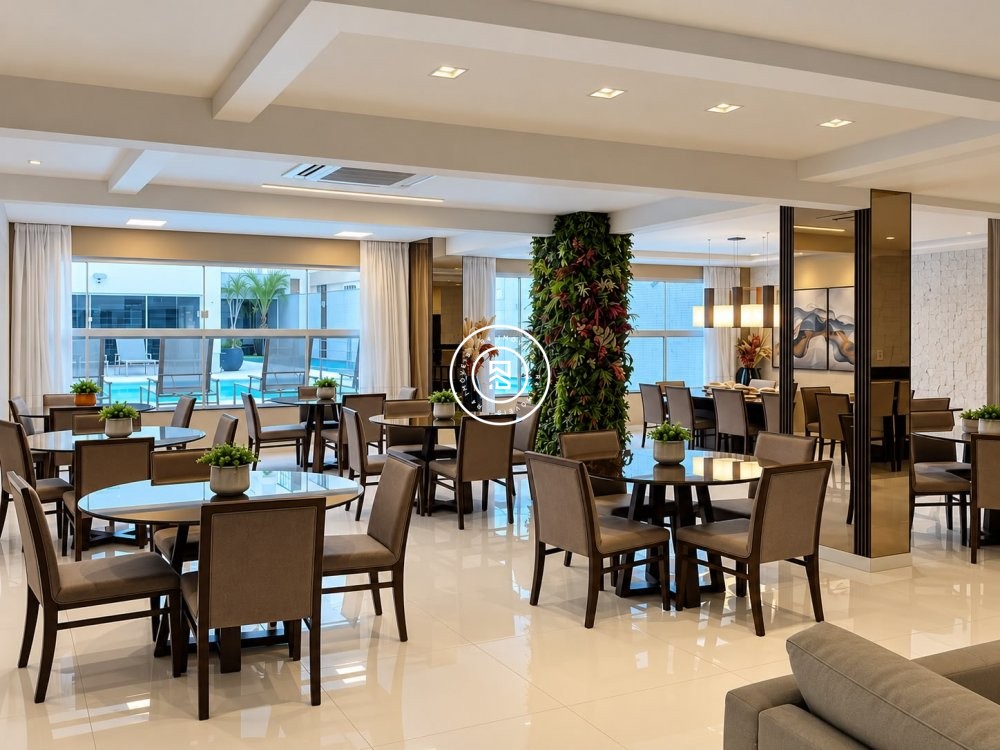 Apartamento mobiliado na Meia Praia